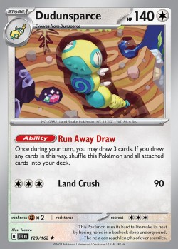 Carte Pokémon: Dudunsparce