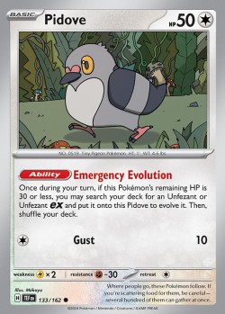 Carte Pokémon: Pidove