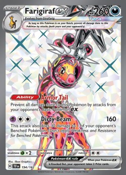 Carte Pokémon: Farigiraf ex