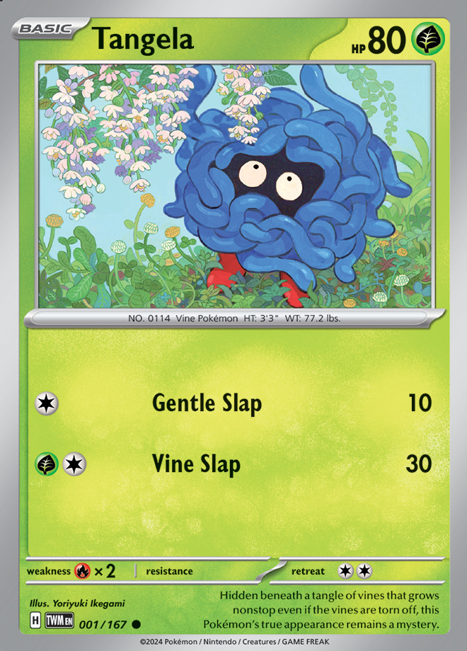 Carte Pokémon: Tangela [Saquedeneu]