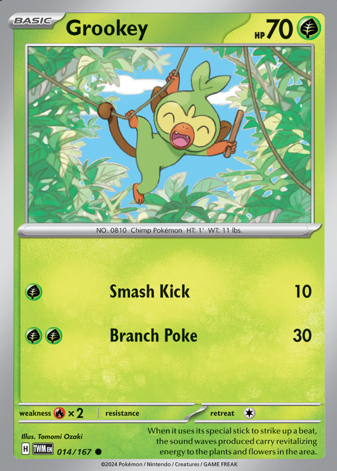 Carte Pokémon: Grookey [Ouistempo]