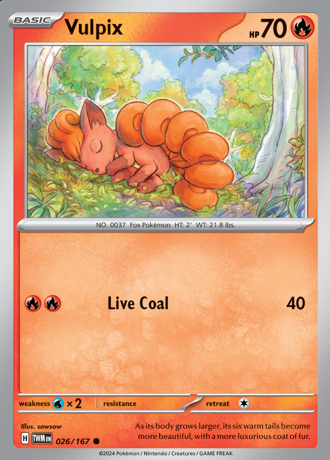 Carte Pokémon: Vulpix [Goupix]