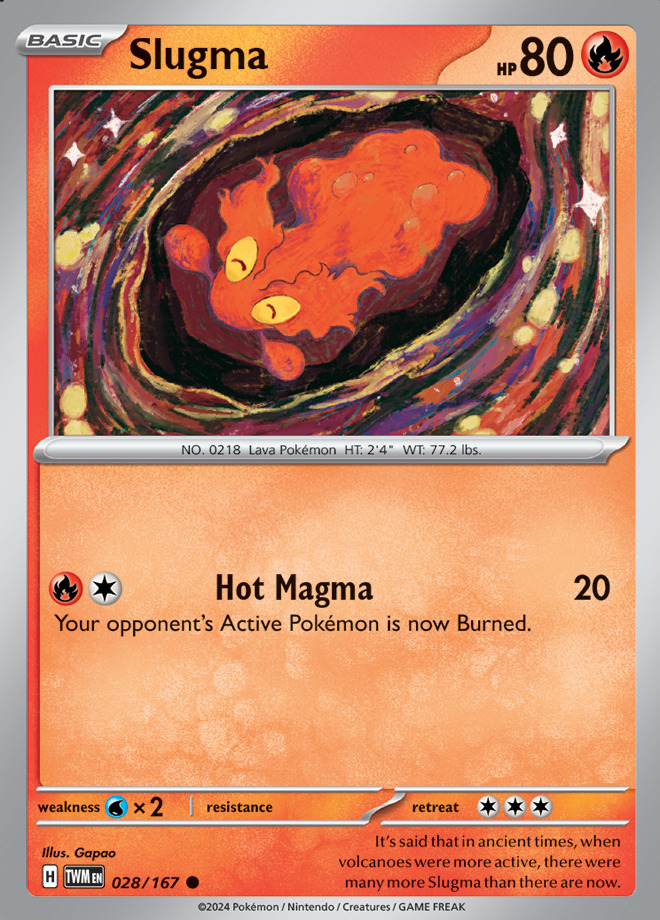 Carte Pokémon: Slugma [Limagma]