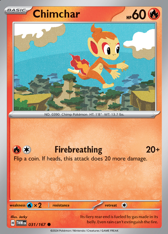 Carte Pokémon: Chimchar [Ouisticram]