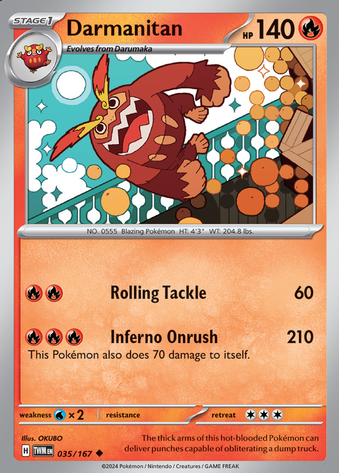 Carte Pokémon: Darmanitan [Darumacho]