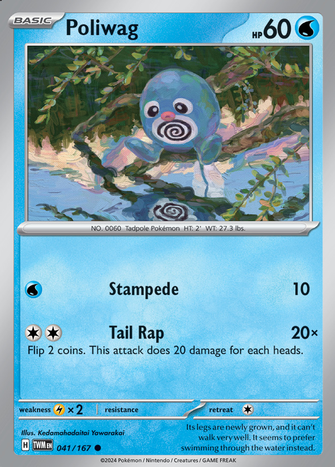 Carte Pokémon: Poliwag [Ptitard]