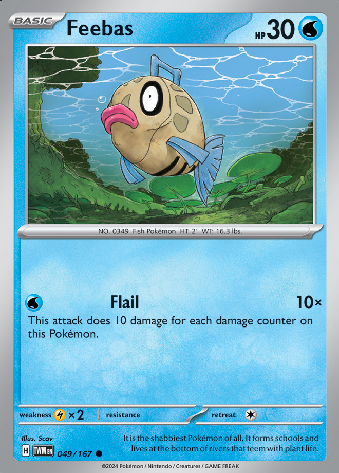 Carte Pokémon: Feebas [Barpau]