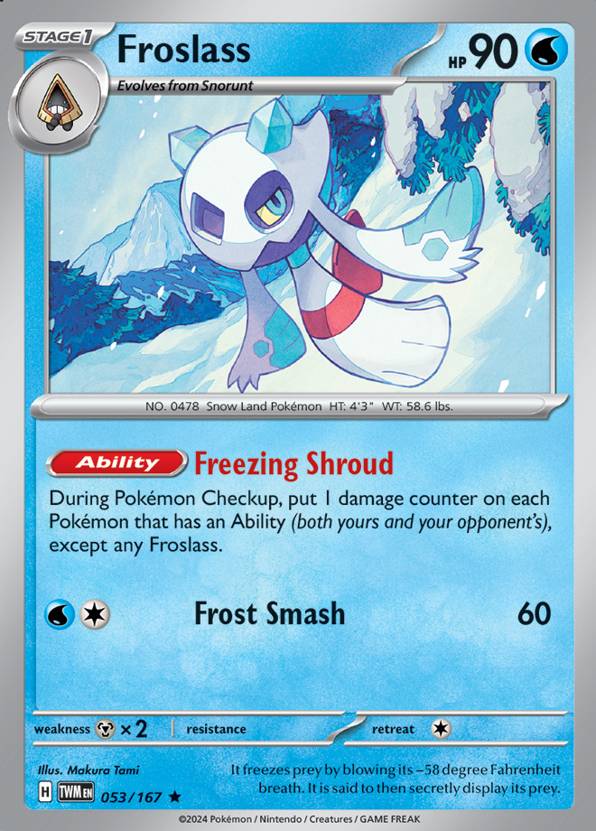 Carte Pokémon: Froslass [Momartik]