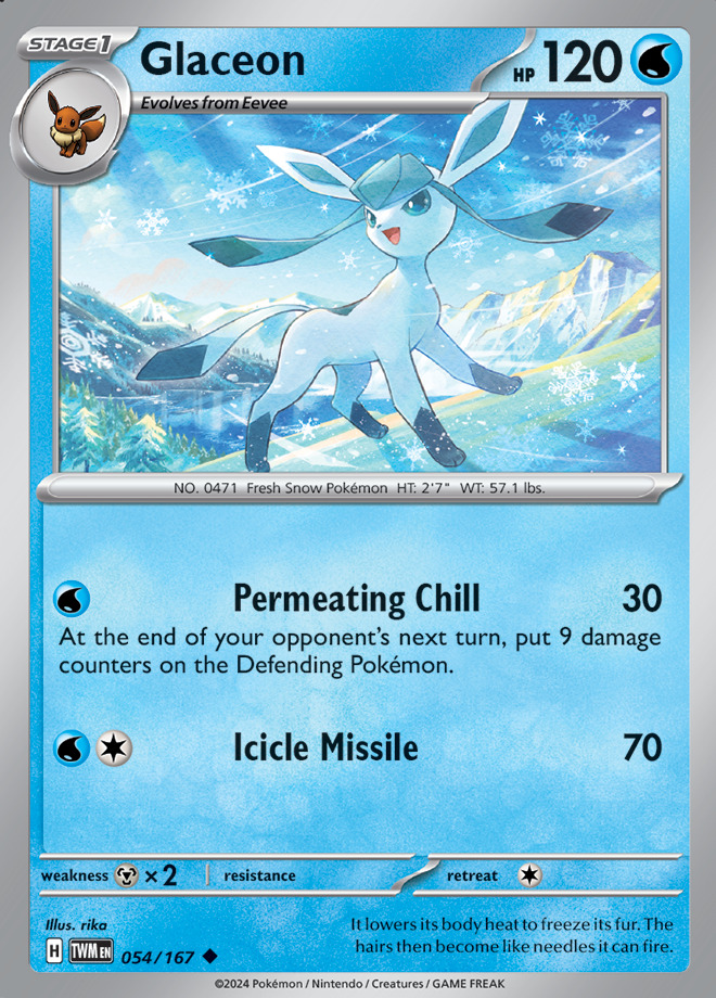 Carte Pokémon: Glaceon [Givrali]