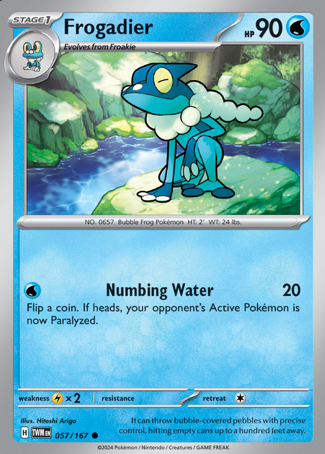 Carte Pokémon: Frogadier [Croâporal]