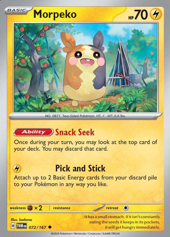 Carte Pokémon: Morpeko [Morpeko]