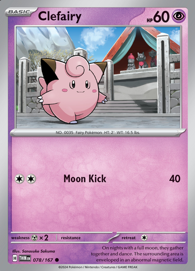 Carte Pokémon: Clefairy [Mélofée]