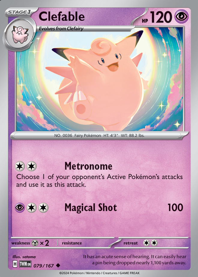 Carte Pokémon: Clefable [Mélodelfe]