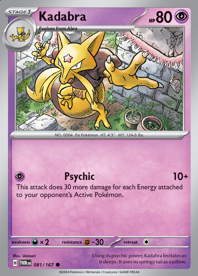 Carte Pokémon: Kadabra [Kadabra]