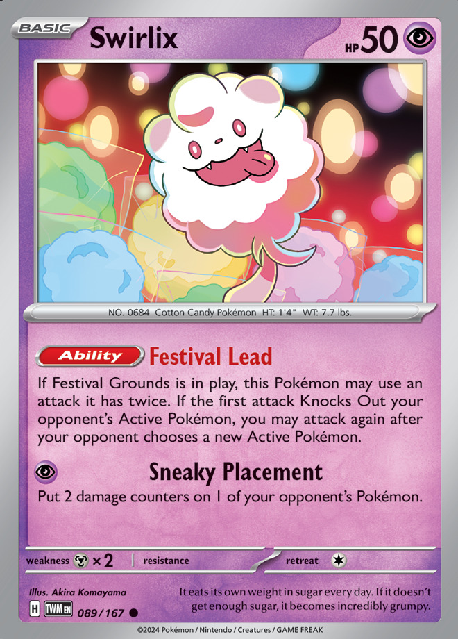 Carte Pokémon: Swirlix [Sucroquin]