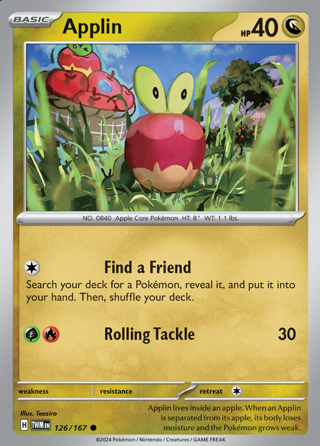 Carte Pokémon: Applin [Verpom]