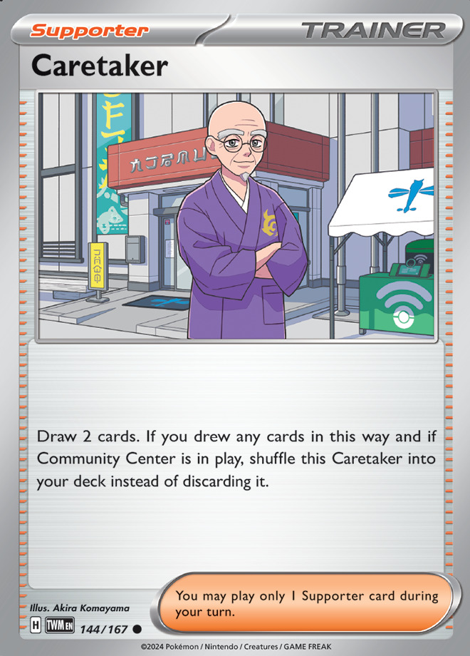 Carte Pokémon: Caretaker [Intendant]