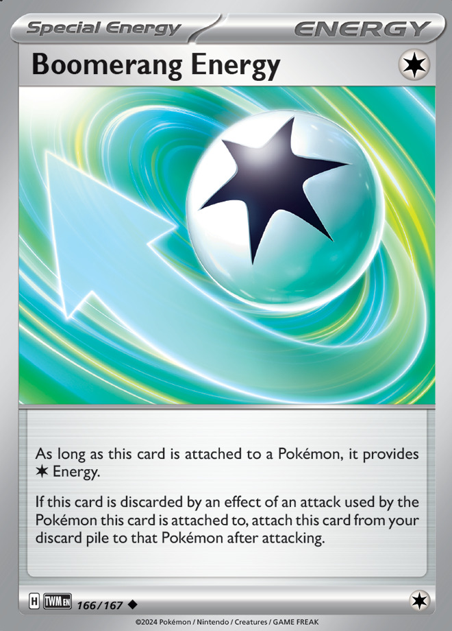 Carte Pokémon: Boomerang Energy [Énergie Boomerang]