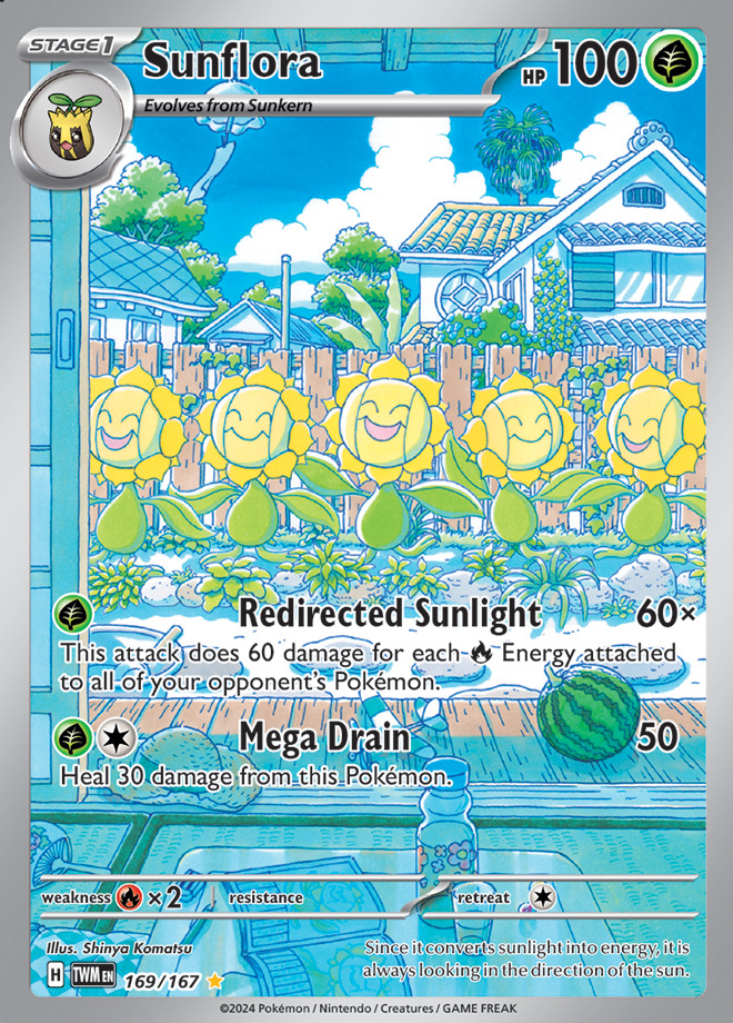 Carte Pokémon: Sunflora [Héliatronc]