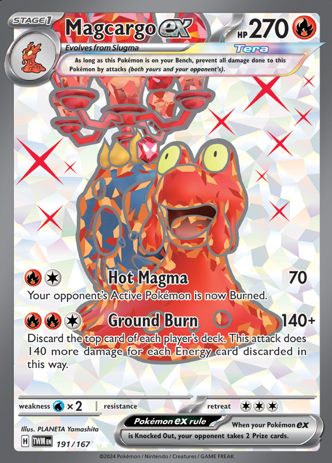 Carte Pokémon: Magcargo ex [Volcaropod ex]