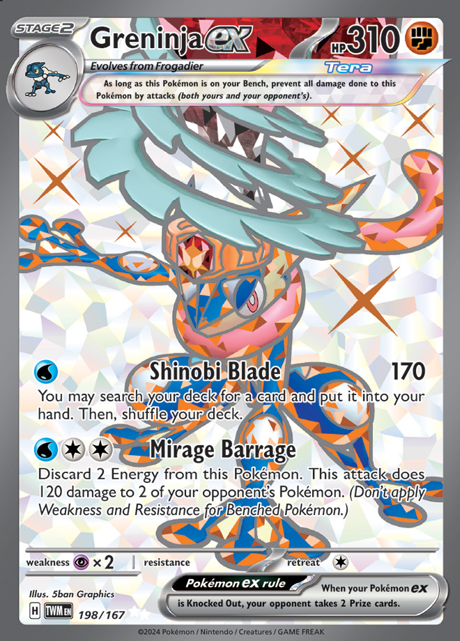 Carte Pokémon: Greninja ex [Amphinobi ex]