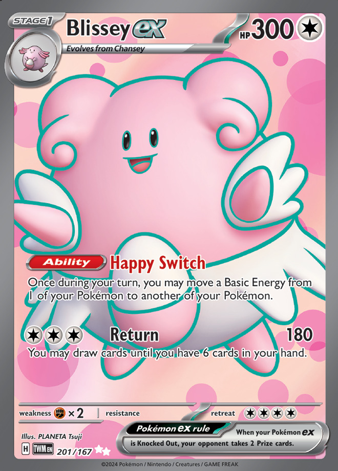 Carte Pokémon: Blissey ex [Leuphorie ex]