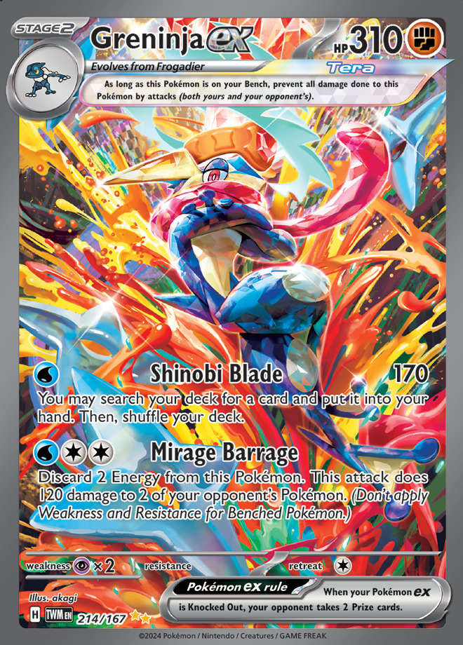 Carte Pokémon: Greninja ex [Amphinobi ex]