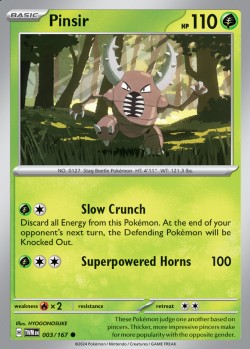 Carte Pokémon: Pinsir