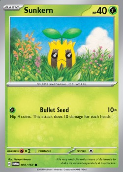 Carte Pokémon: Sunkern