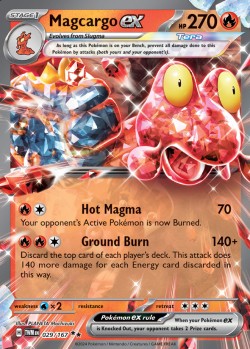 Carte Pokémon: Magcargo ex