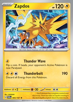 Carte Pokémon: Zapdos