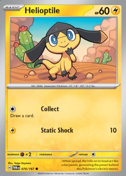 Carte Pokémon: Helioptile