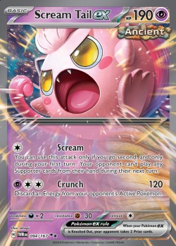 Carte Pokémon: Scream Tail ex