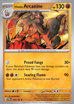 Carte Pokémon: Hisuian Arcanine