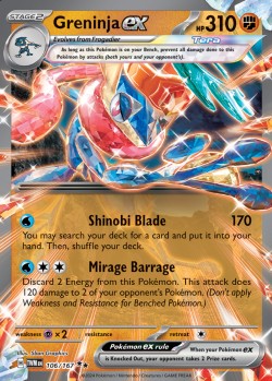 Carte Pokémon: Greninja ex