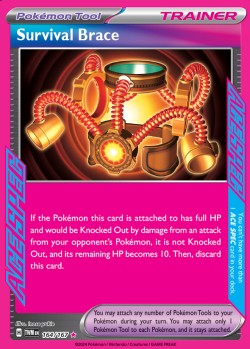 Carte Pokémon: Survival Brace