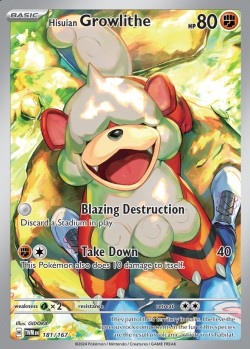 Carte Pokémon: Hisuian Growlithe