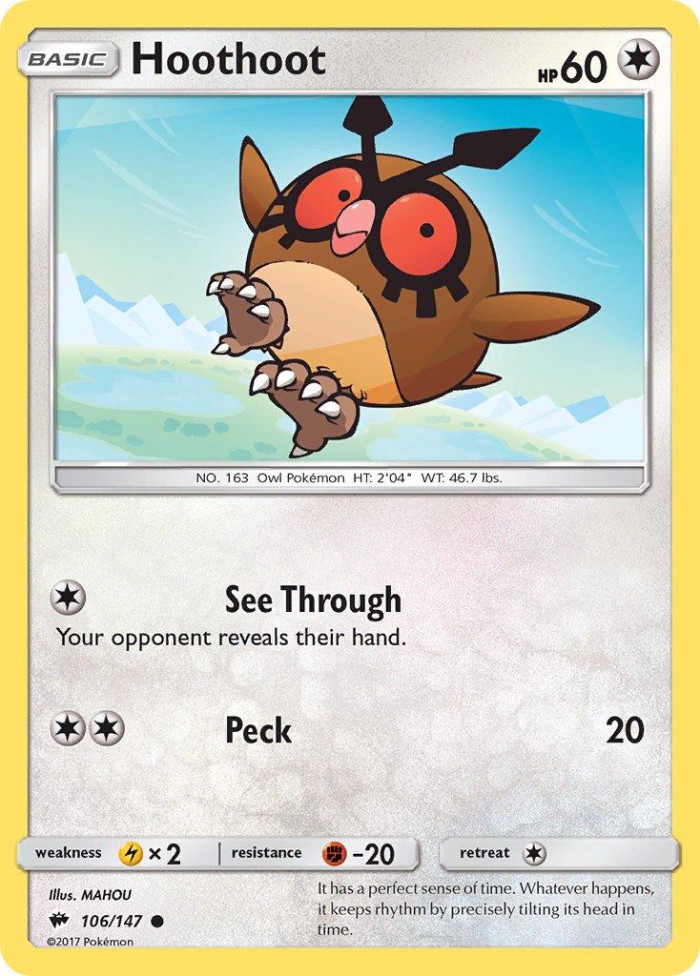 Carte Pokémon: Hoothoot [Hoothoot]