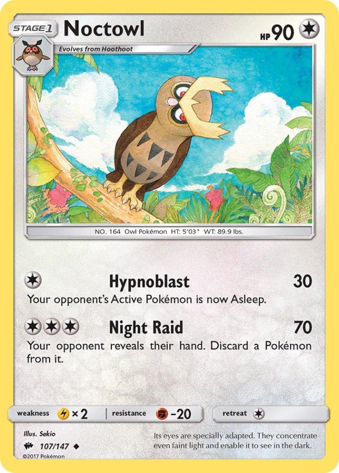 Carte Pokémon: Noctowl [Noarfang]