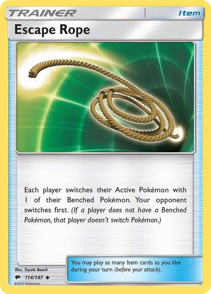 Carte Pokémon: Escape Rope [Corde Sortie]