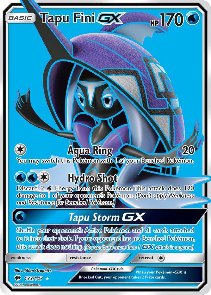 Carte Pokémon: Tapu Fini GX [Tokopisco GX]