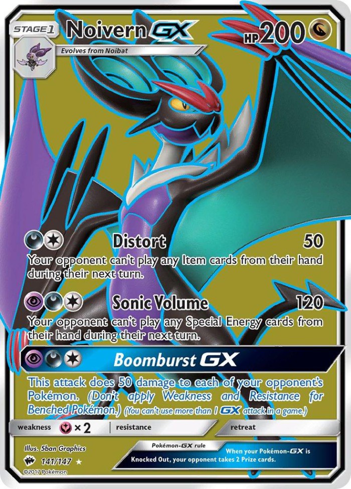 Carte Pokémon: Noivern GX [Bruyverne GX]