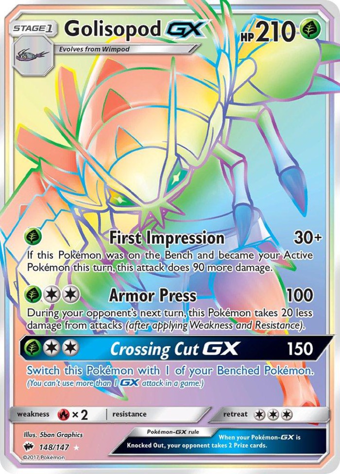 Carte Pokémon: Golisopod GX [Sarmuraï GX]