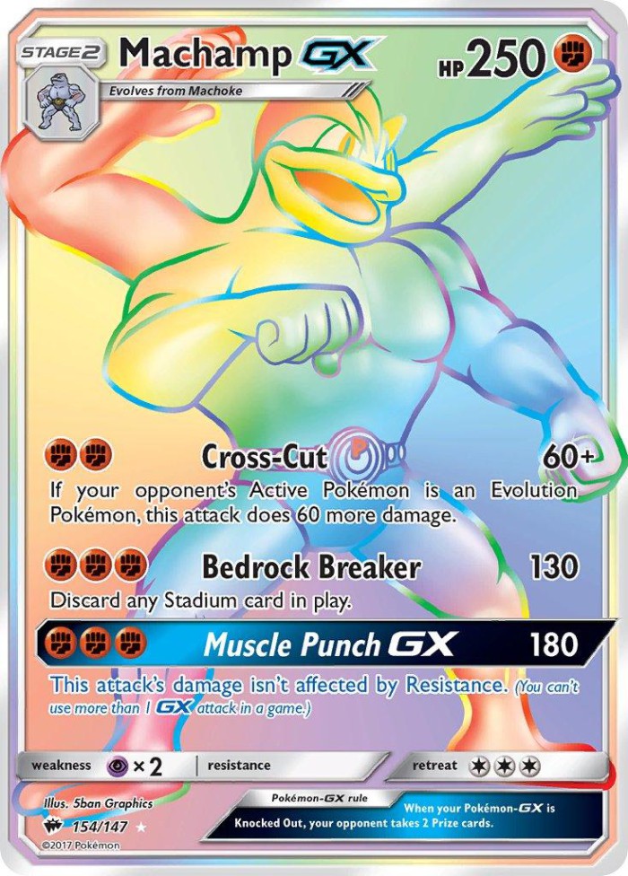 Carte Pokémon: Machamp GX [Mackogneur GX]