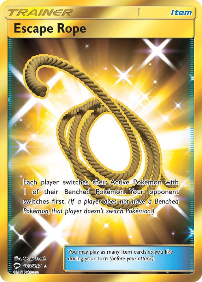 Carte Pokémon: Escape Rope [Corde Sortie]