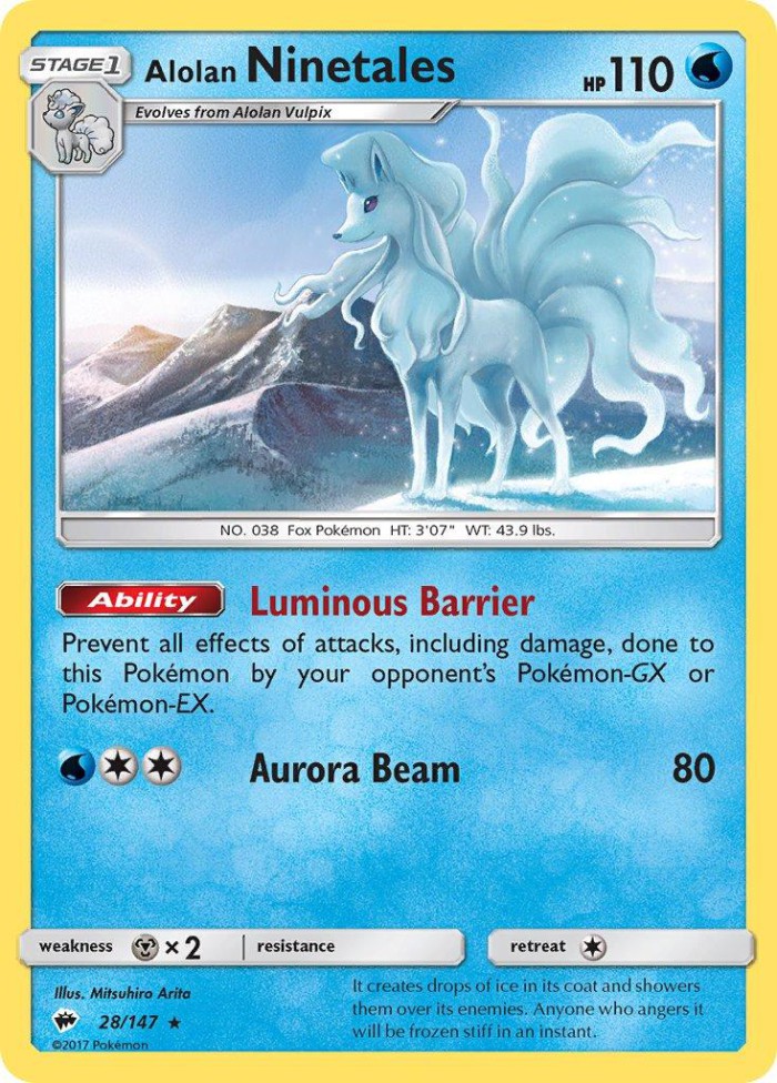 Carte Pokémon: Alolan Ninetales [Feunard d'Alola]