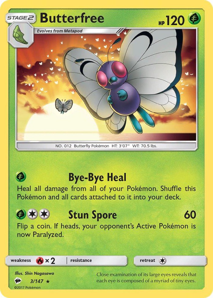 Carte Pokémon: Butterfree [Papilusion]