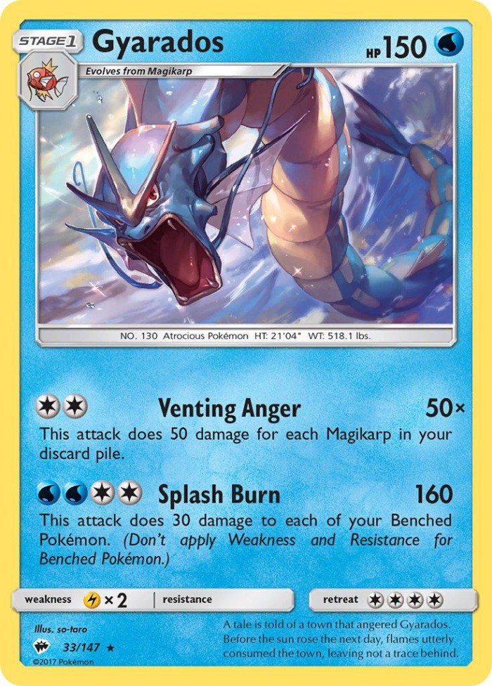 Carte Pokémon: Gyarados [Léviator]