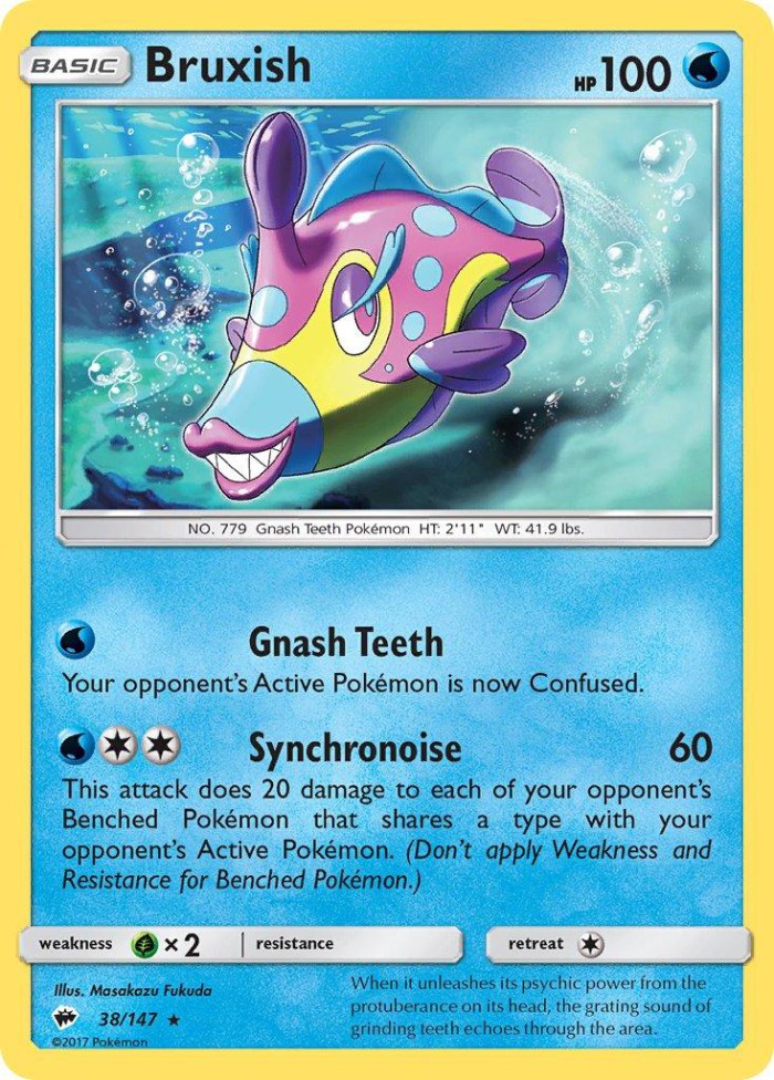 Carte Pokémon: Bruxish [Denticrisse]