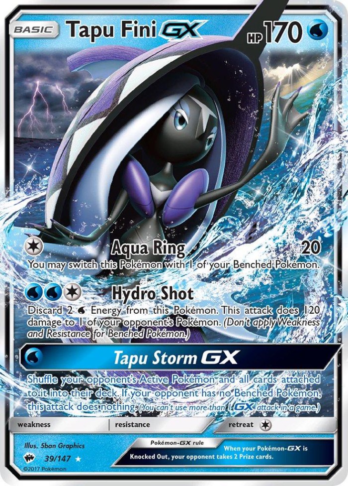 Carte Pokémon: Tapu Fini GX [Tokopisco GX]